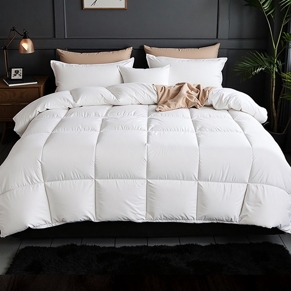 Giselle Bedding 800GSM Goose Down Feather Quilt Winter Blanket Duvet Comforter Single