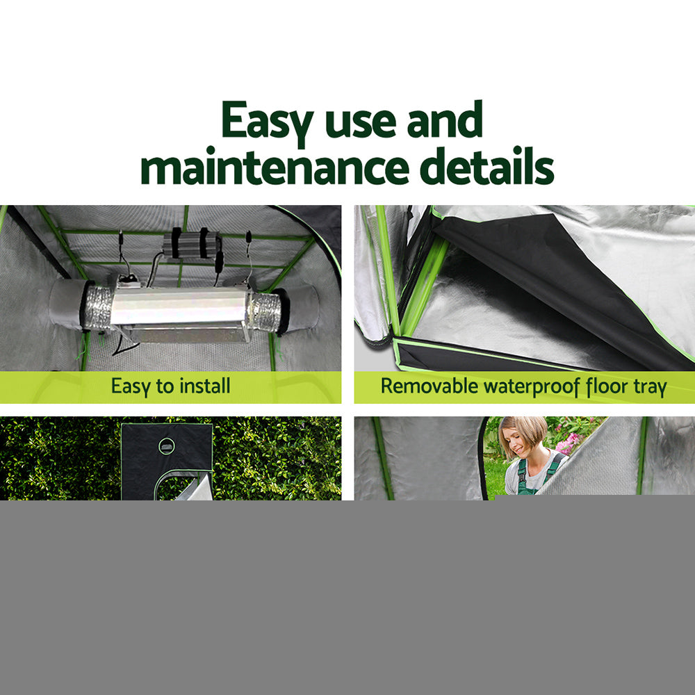 Green Fingers Grow Tent Light Kit 100x100x200CM 4500W LED Full Spectrum